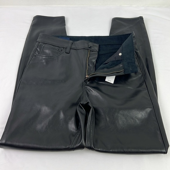 Gap Denim New Women’s 6/28R High Rise Universal Legging Faux Leather Skinny Leg - Picture 6 of 10